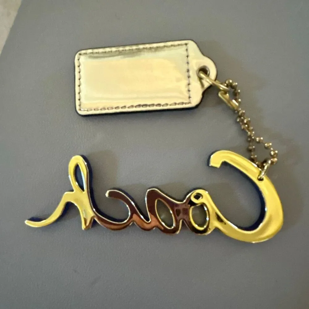 COACH Large Signature Keychain - Picture 2 of 5